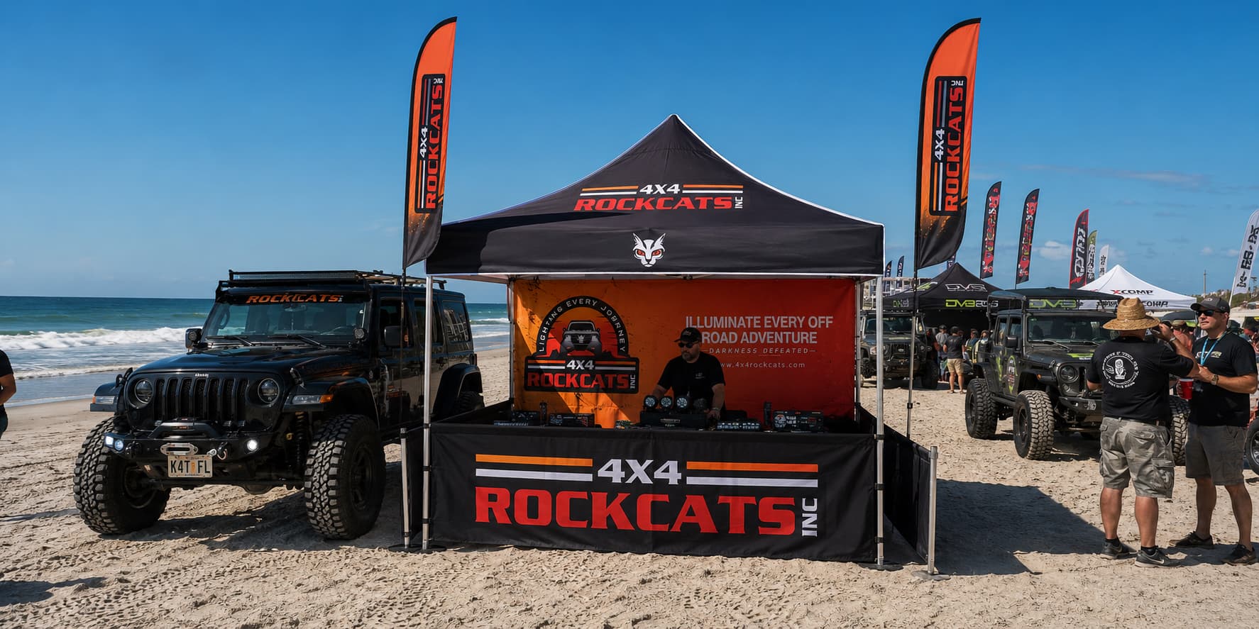 Rockcats builder working on an off-road vehicle