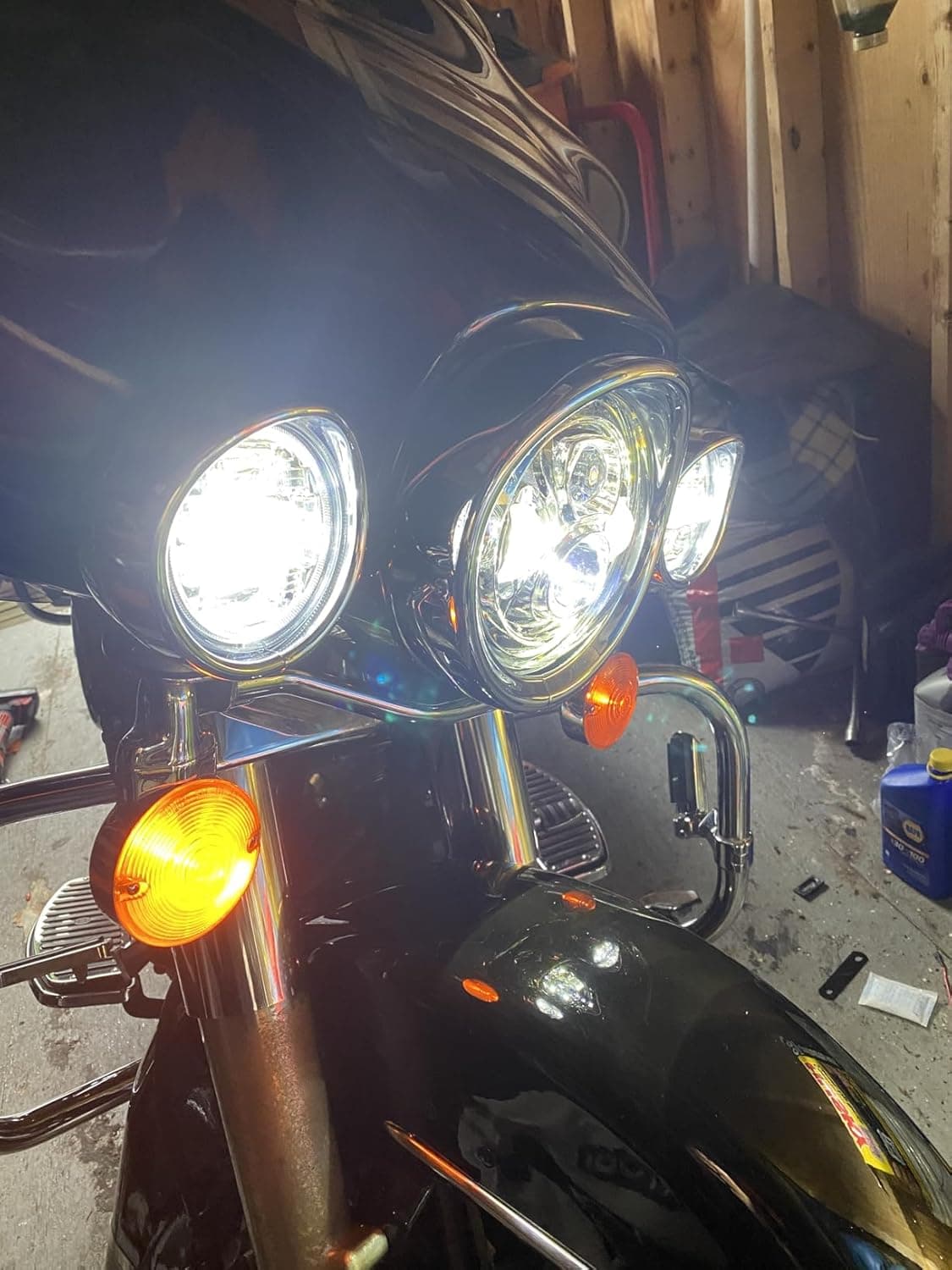 Chrome LED headlight