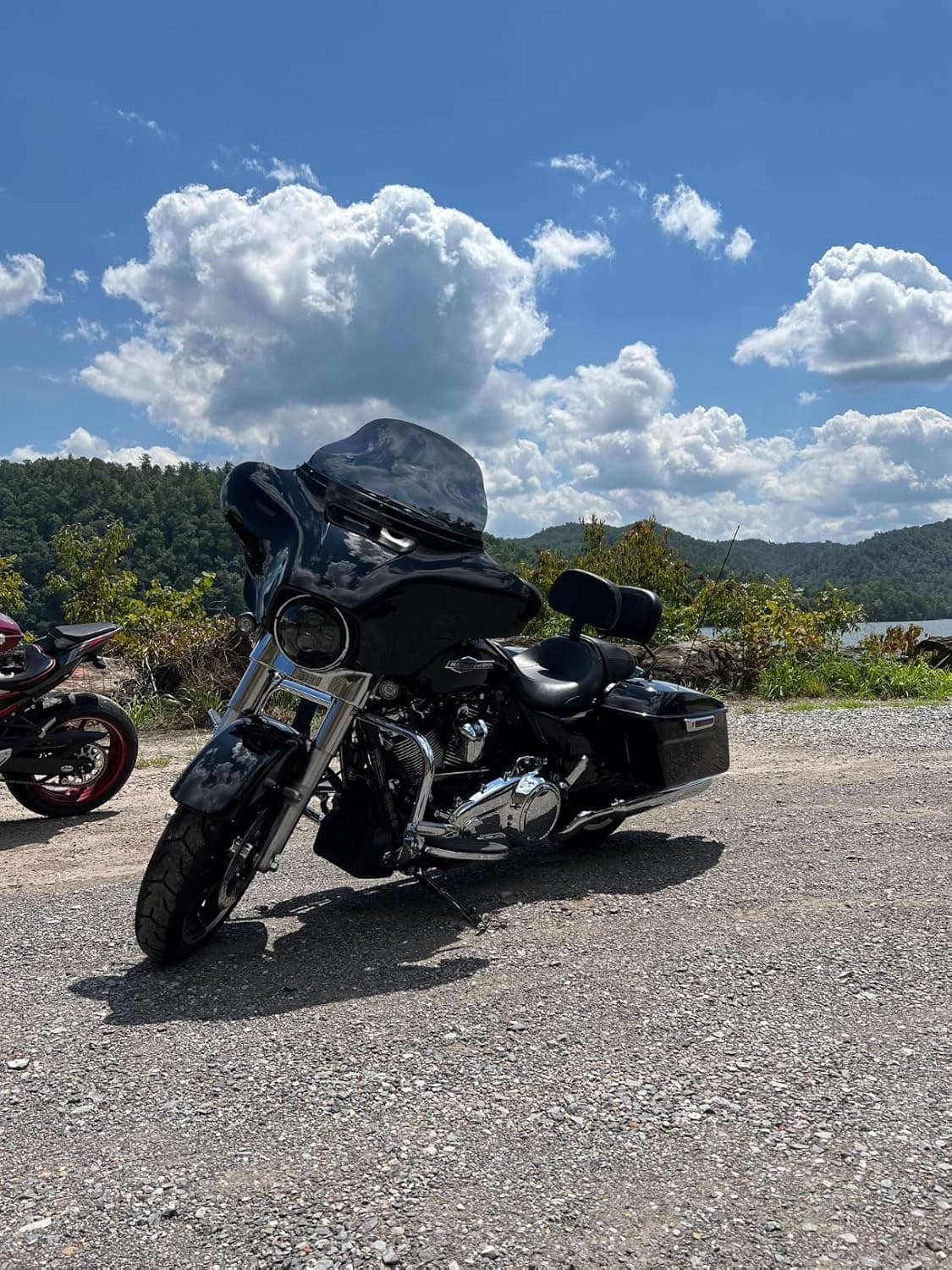 Harley-Davidson with LED headlight