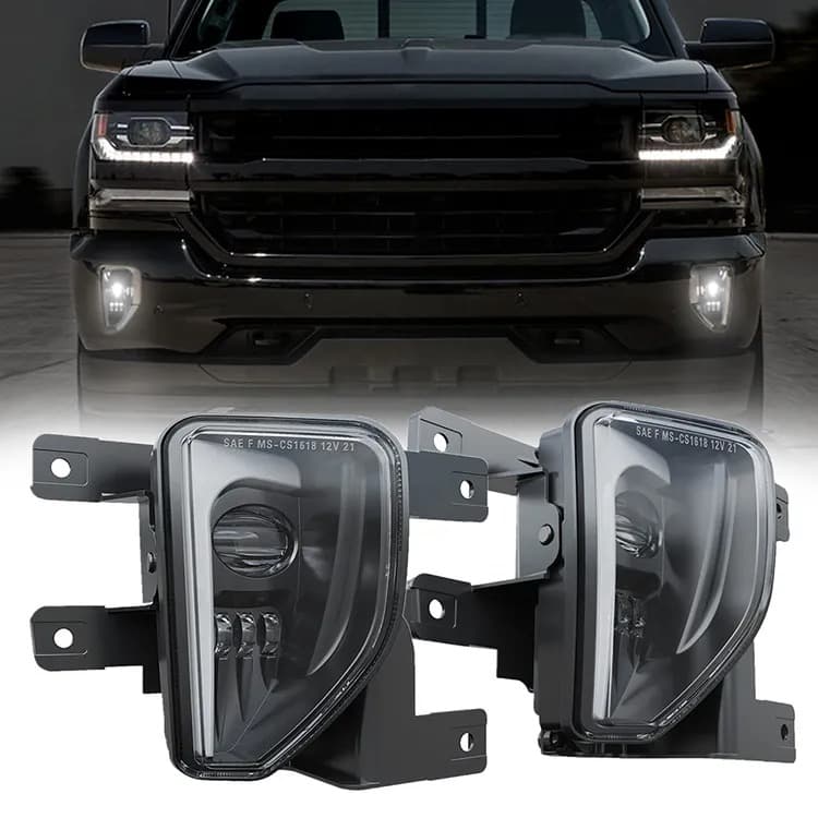 Chevy Silverado 1500 2016-2018 LED Fog Lights
