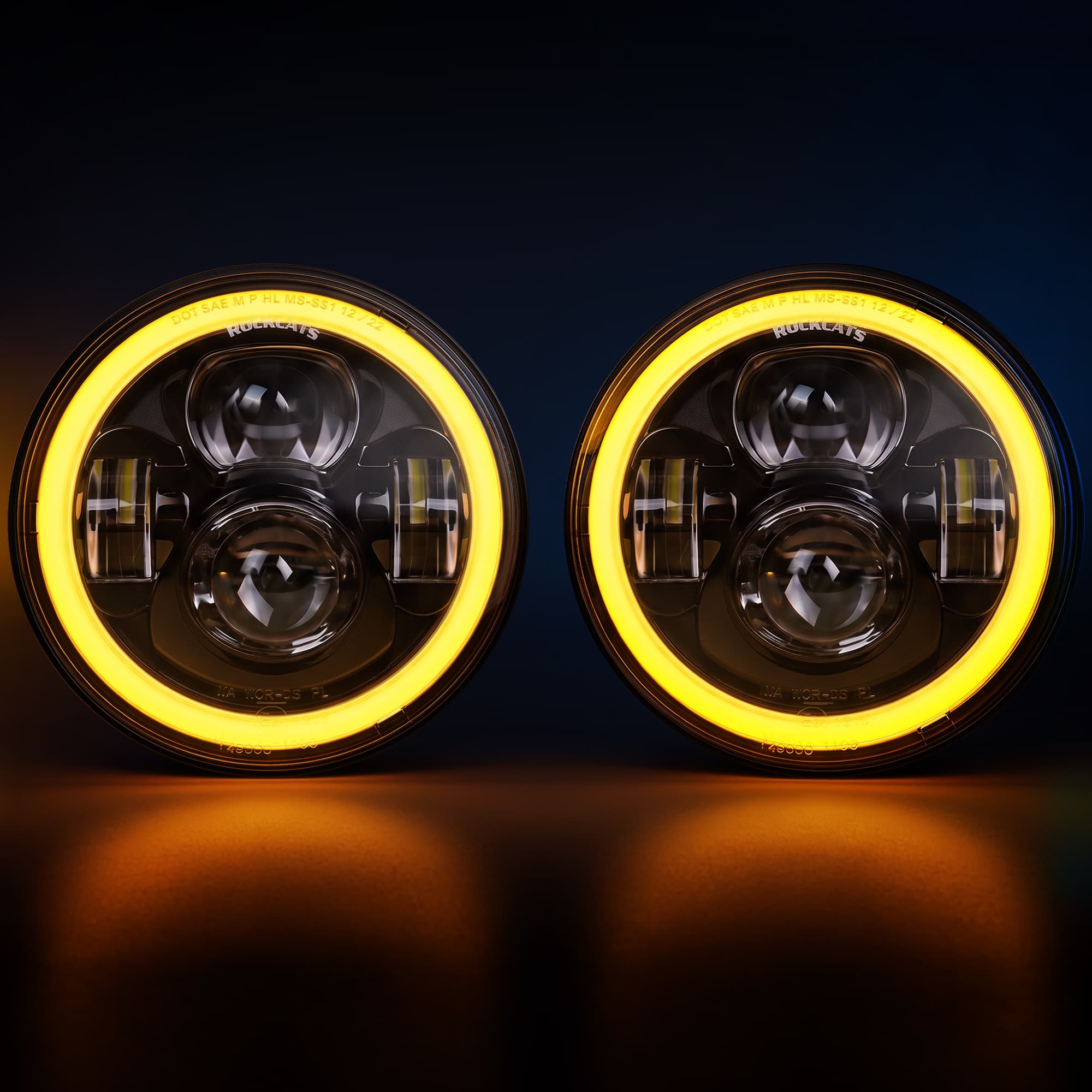 7" LED Headlight for Jeep CJ/Wrangler TJ/JK/LJ