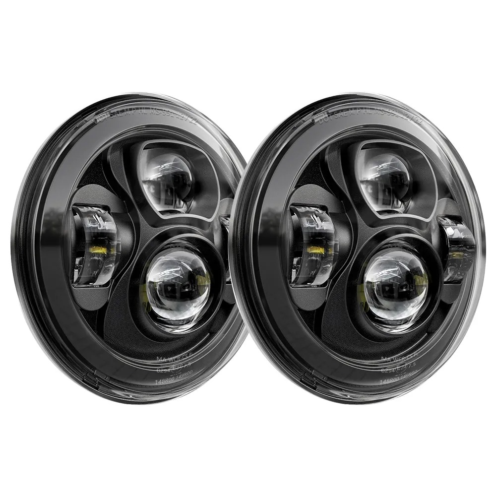 1997-2017 Jeep Wrangler LED Headlight view 5