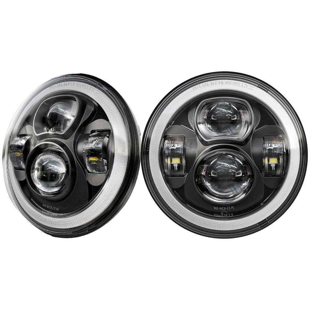 1997-2017 Jeep Wrangler LED Headlight view 5